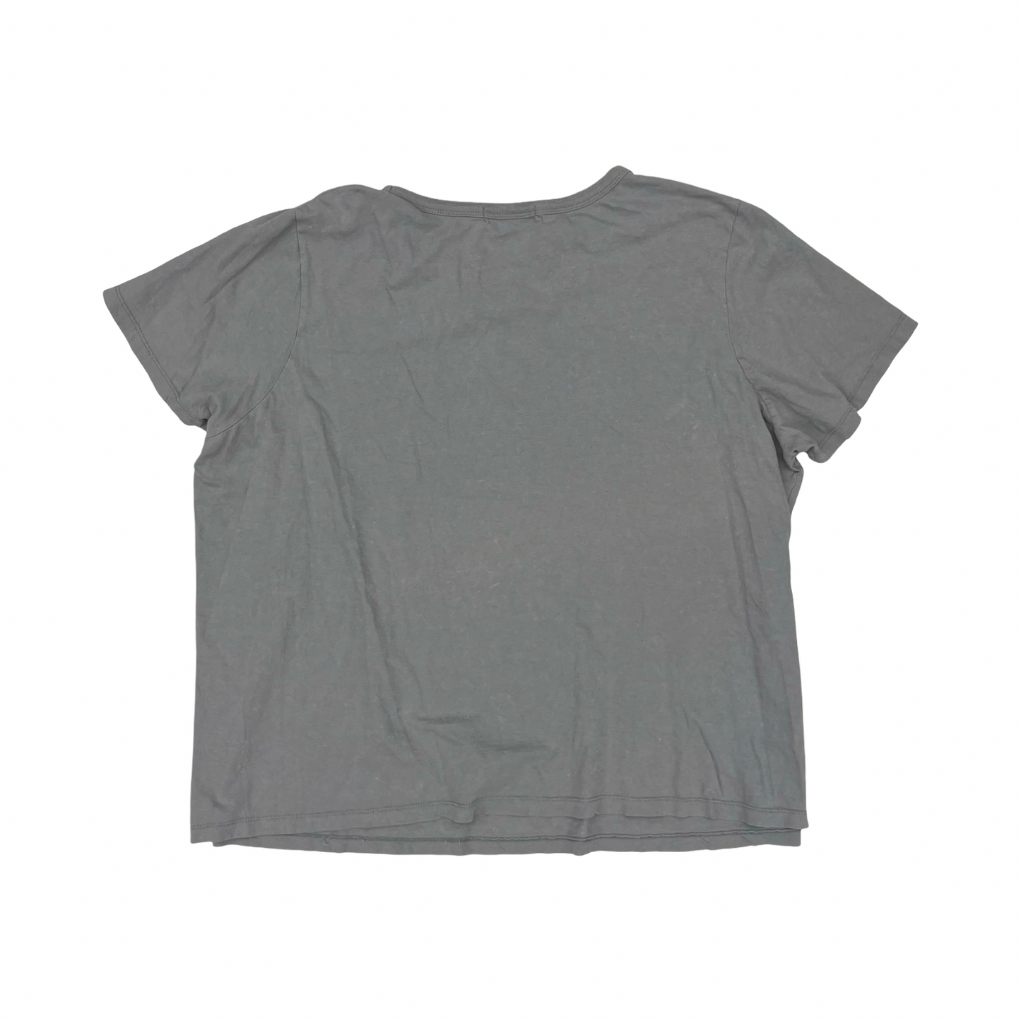 Top Ss By Clothes Mentor In Grey, Size:2X