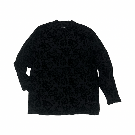 Blouse Ls By Torrid In Black, Size:2X