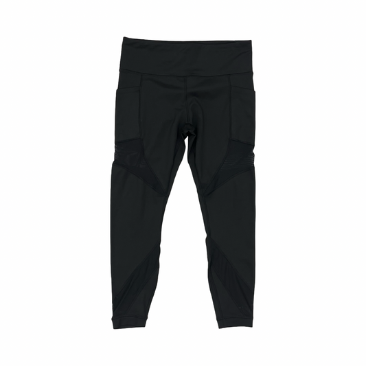 Athletic Leggings Capris By Members Mark In Black, Size:L