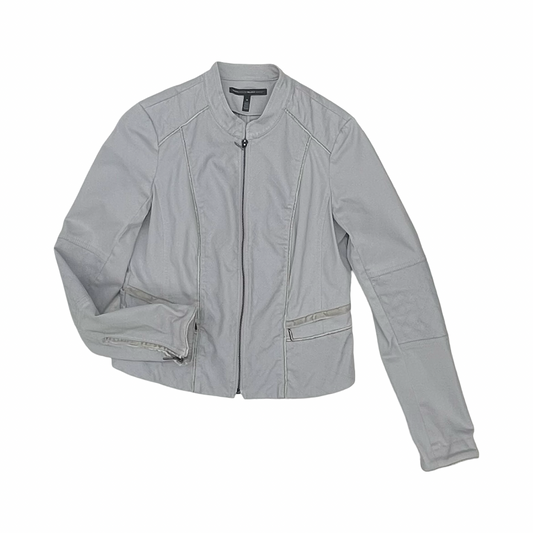 Jacket Denim By White House Black Market In Purple, Size:M