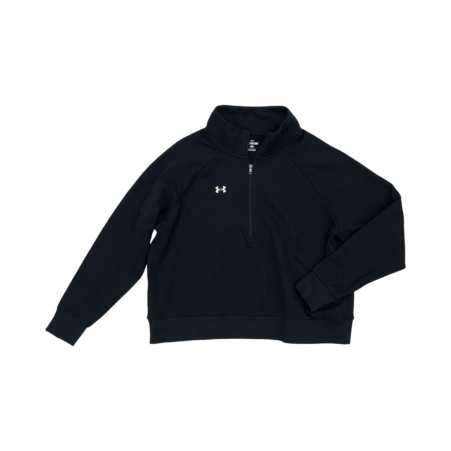 Athletic Sweatshirt Collar By Under Armour In Black, Size:2X