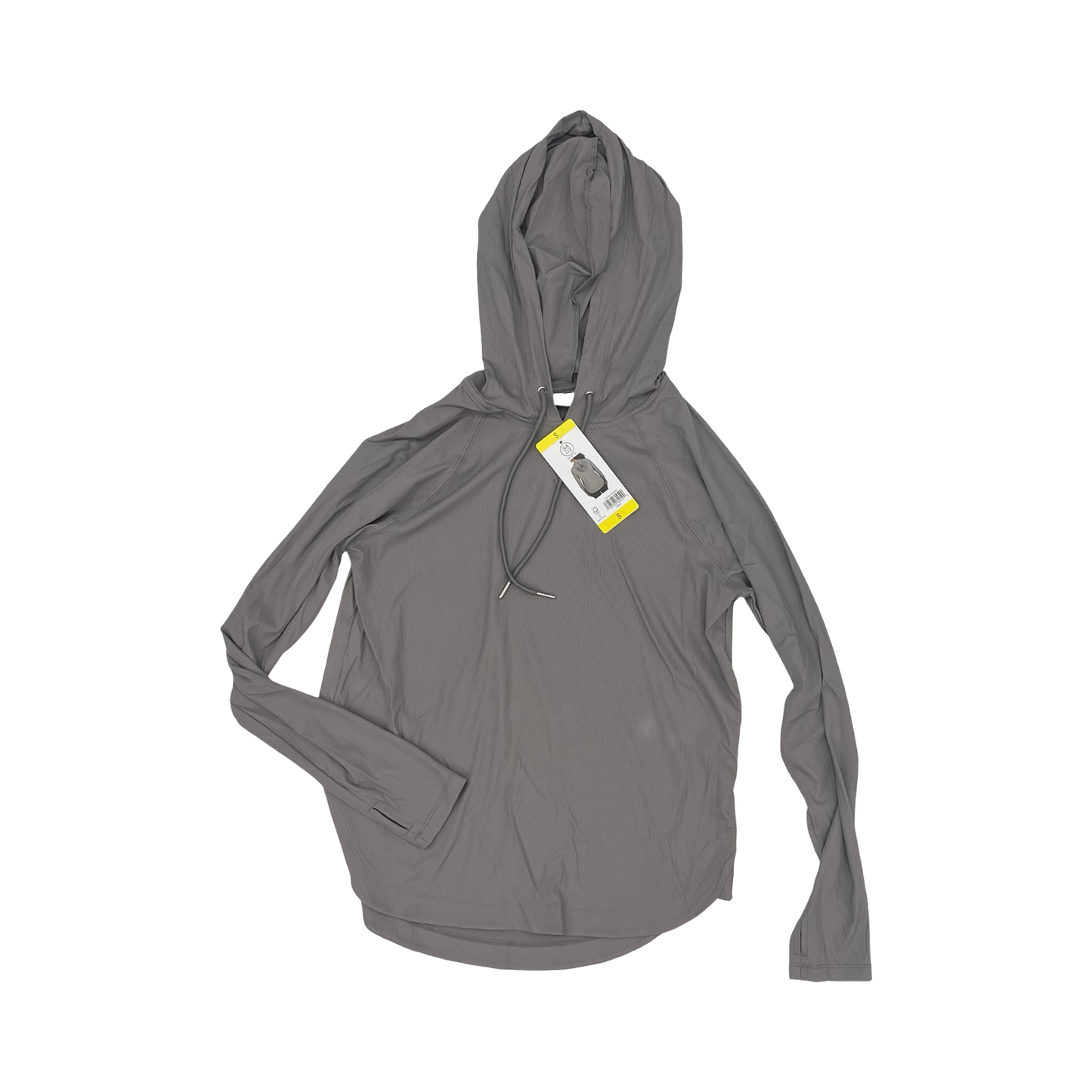 Athletic Sweatshirt Hoodie By Sage In Grey, Size:S