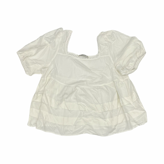 Blouse Ss By Rusttydustty In White, Size:Xxl