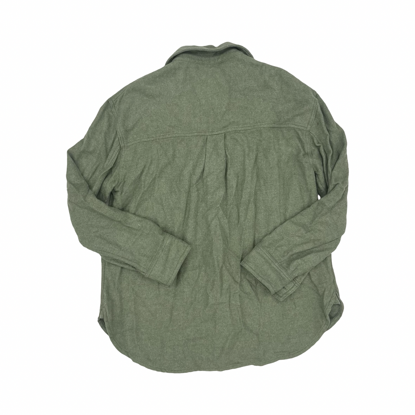 Jacket Shirt By American Eagle In Green, Size:S