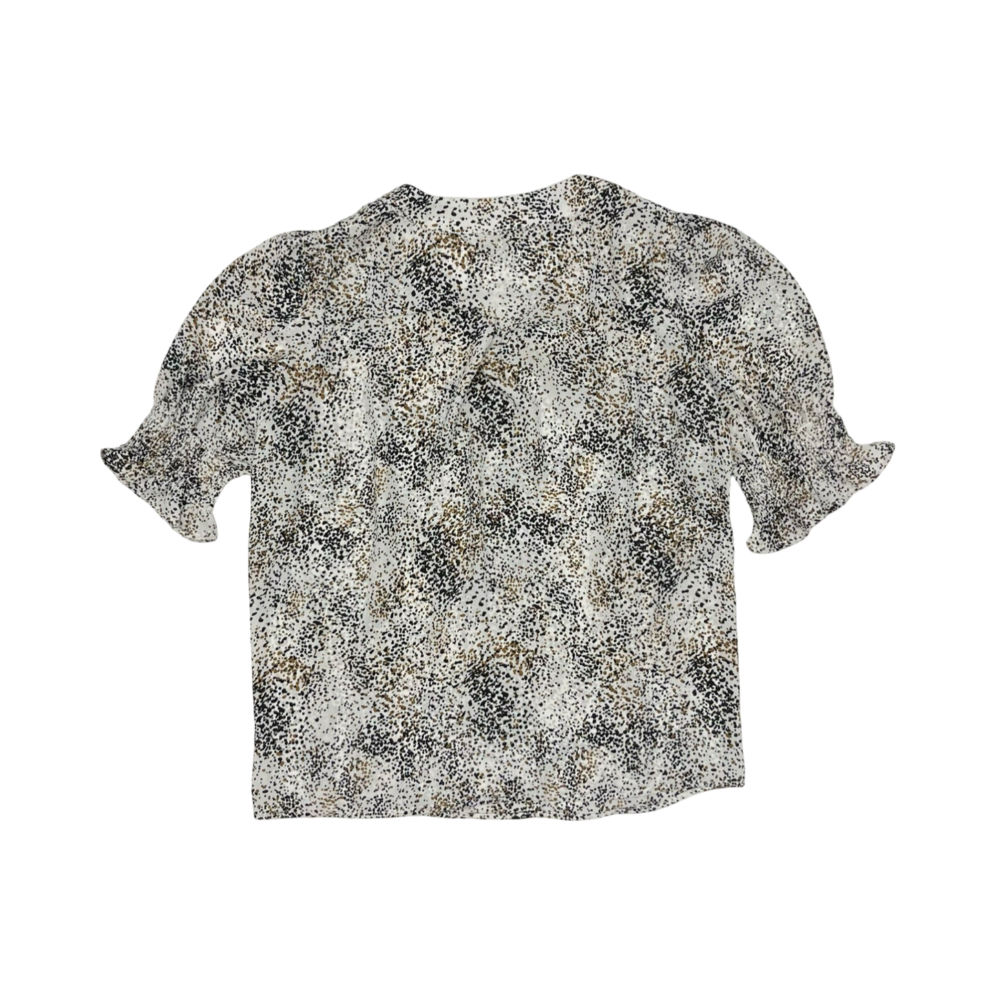 Blouse Ss By Jones New York In Cream, Size:1X