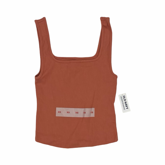 Tank Top By Old Navy In Orange, Size:Xs