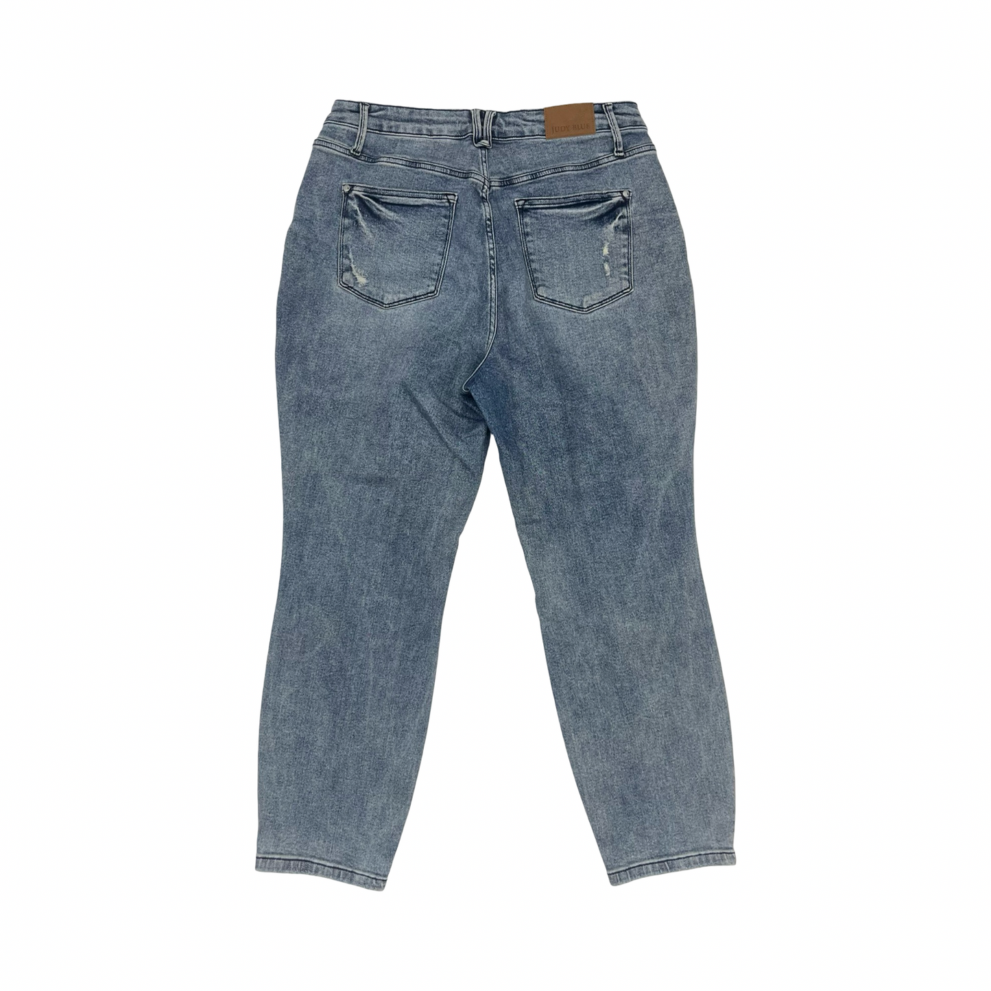 Jeans Skinny By Judy Blue In Blue Denim, Size:14