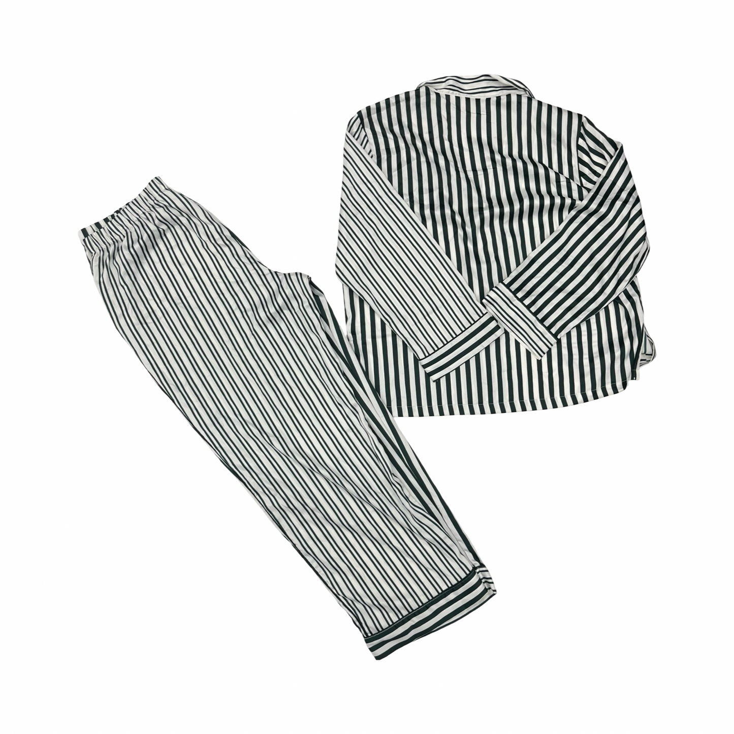 Pajamas 2Pc By Victorias Secret In Striped Pattern, Size:L