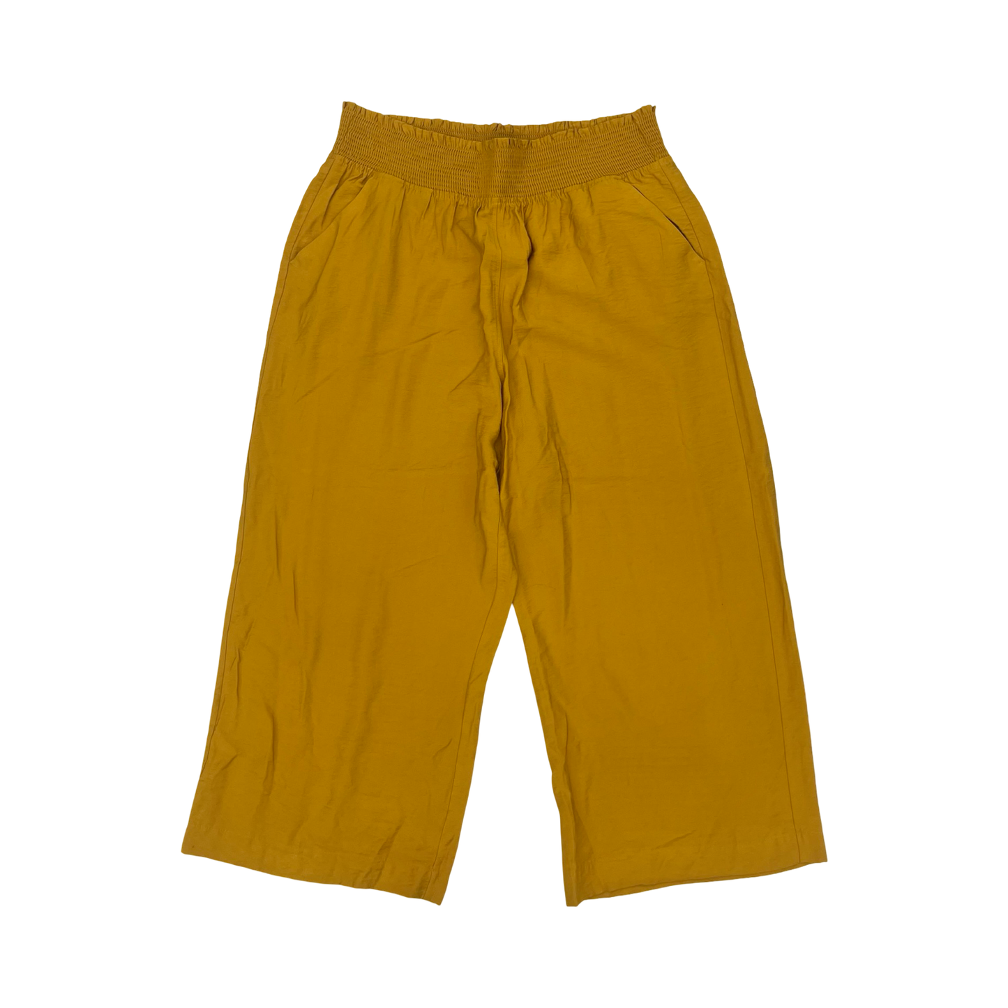 Pants Wide Leg By Simply Vera In Yellow, Size:Xl