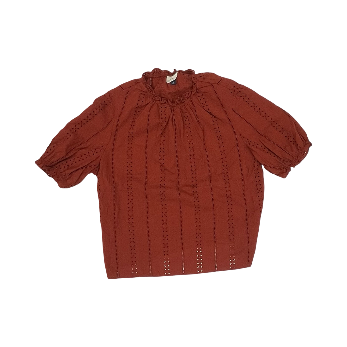 Blouse Ss By Universal Thread In Orange, Size:Xxl