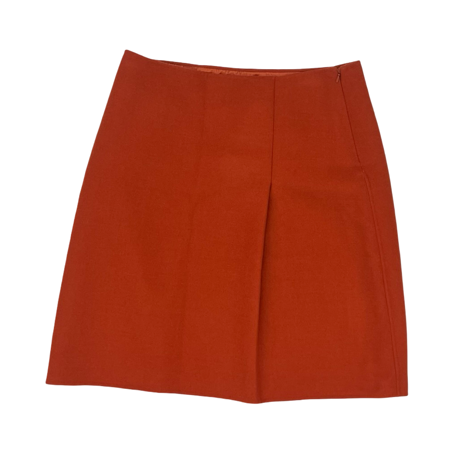 Skirt Designer By Max Mara In Orange, Size:10