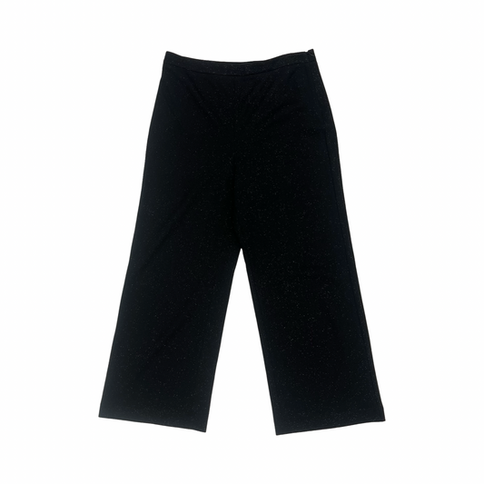 Pants Wide Leg By Talbots In Black, Size:12P