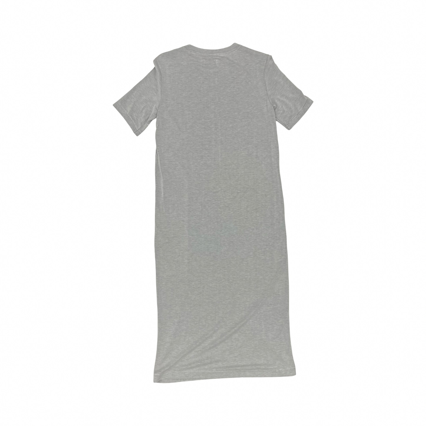 Dress Casual Midi By Clothes Mentor In Grey, Size:M