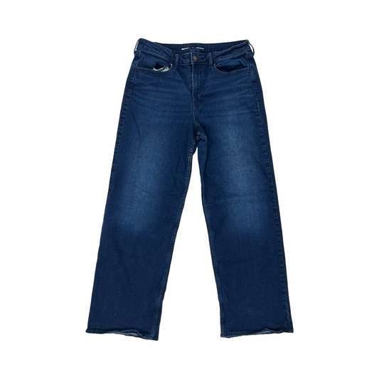 Jeans Wide Leg By Old Navy In Blue Denim, Size:12