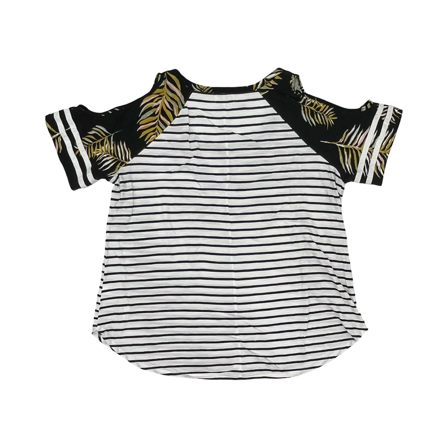 Top Ss By Maurices In Black & White, Size:Xxl