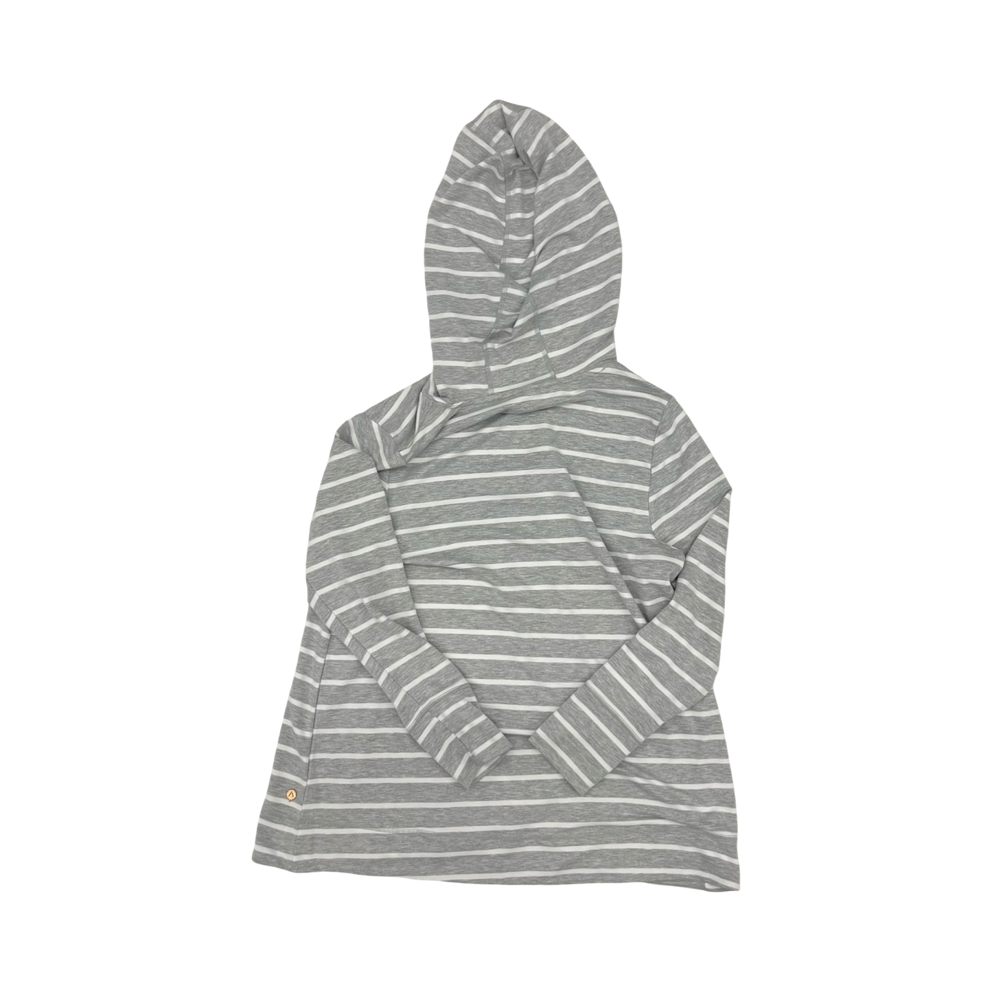 Sweatshirt Hoodie By Livi Active In Grey & White, Size:L