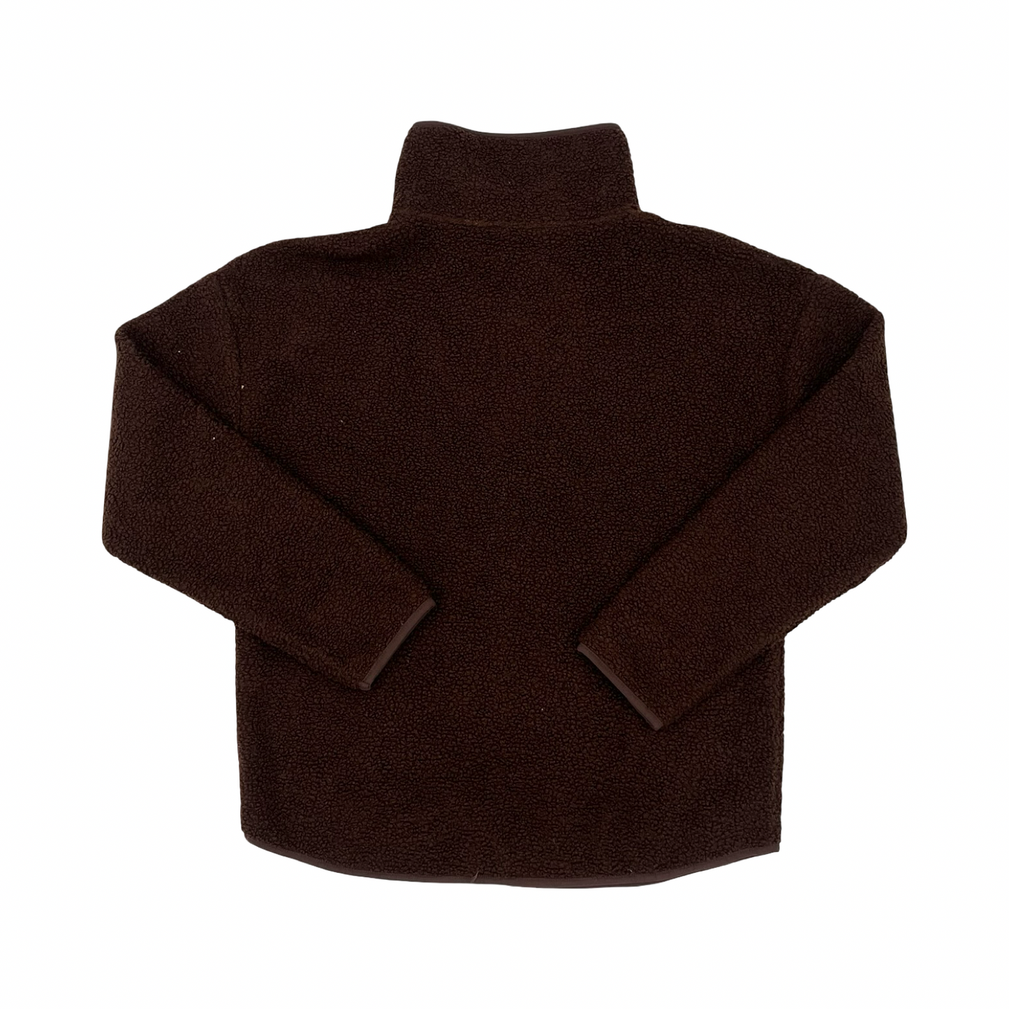 Jacket Fleece By Sonoma In Brown & Cream, Size:M