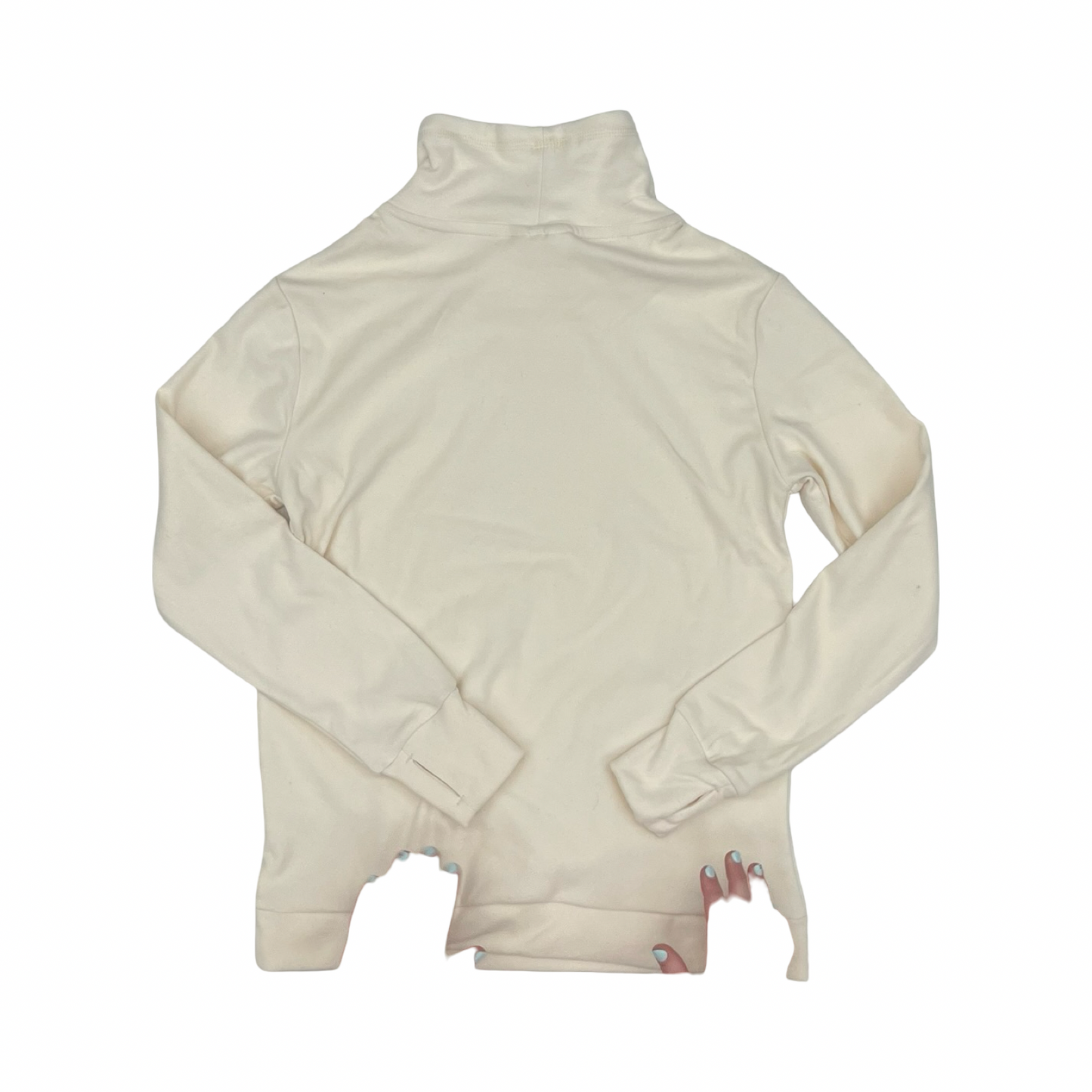 Sweatshirt Collar By Bearpaw In Cream, Size:S