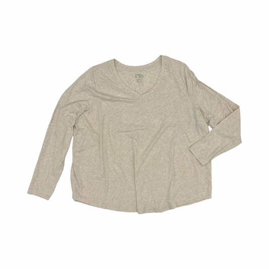Top Ls By Terra & Sky In Tan, Size:2X