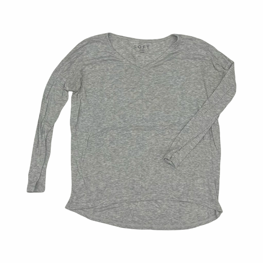 Top Ls By Loft In Grey, Size:Xsp