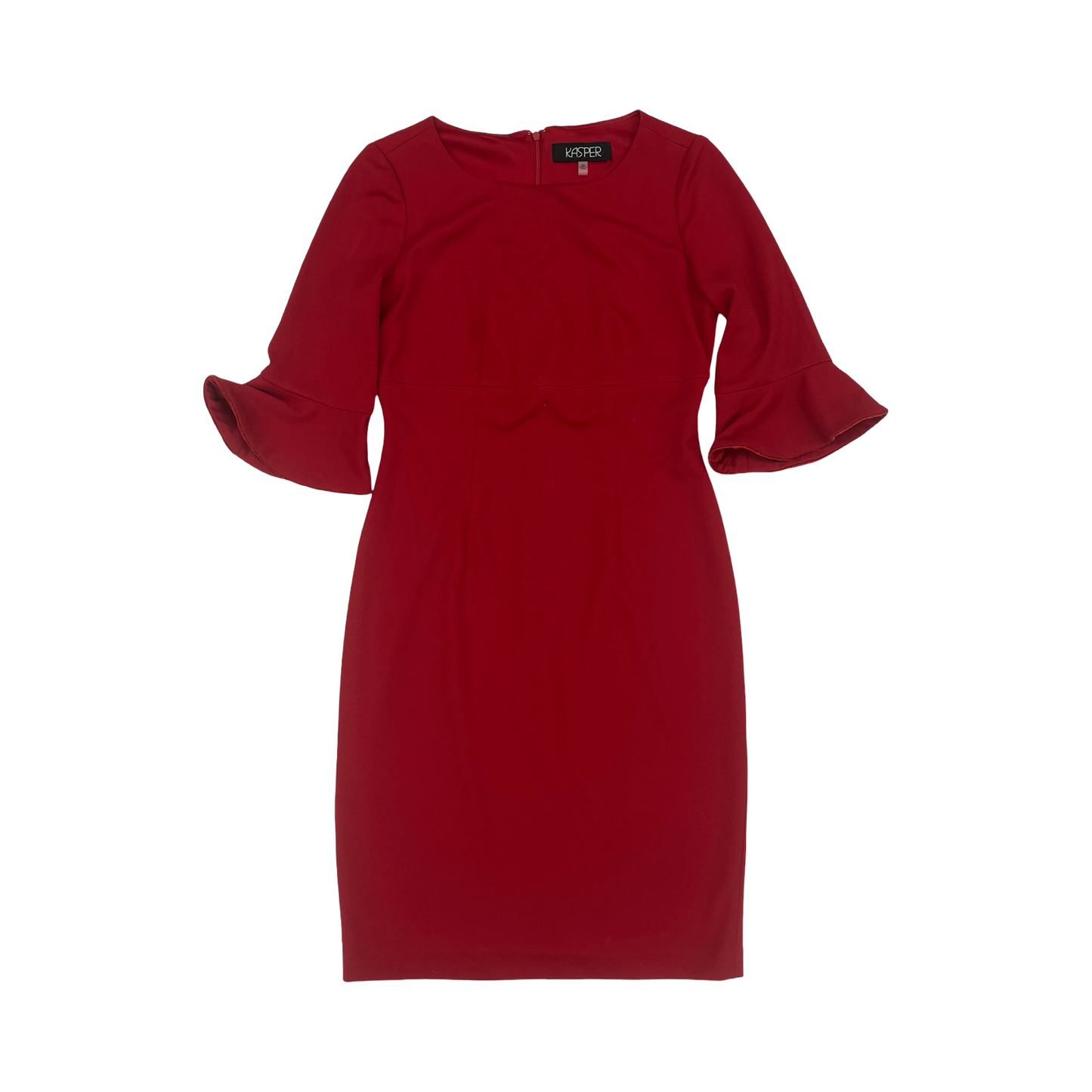 Dress Work By Kasper In Red, Size:Xs