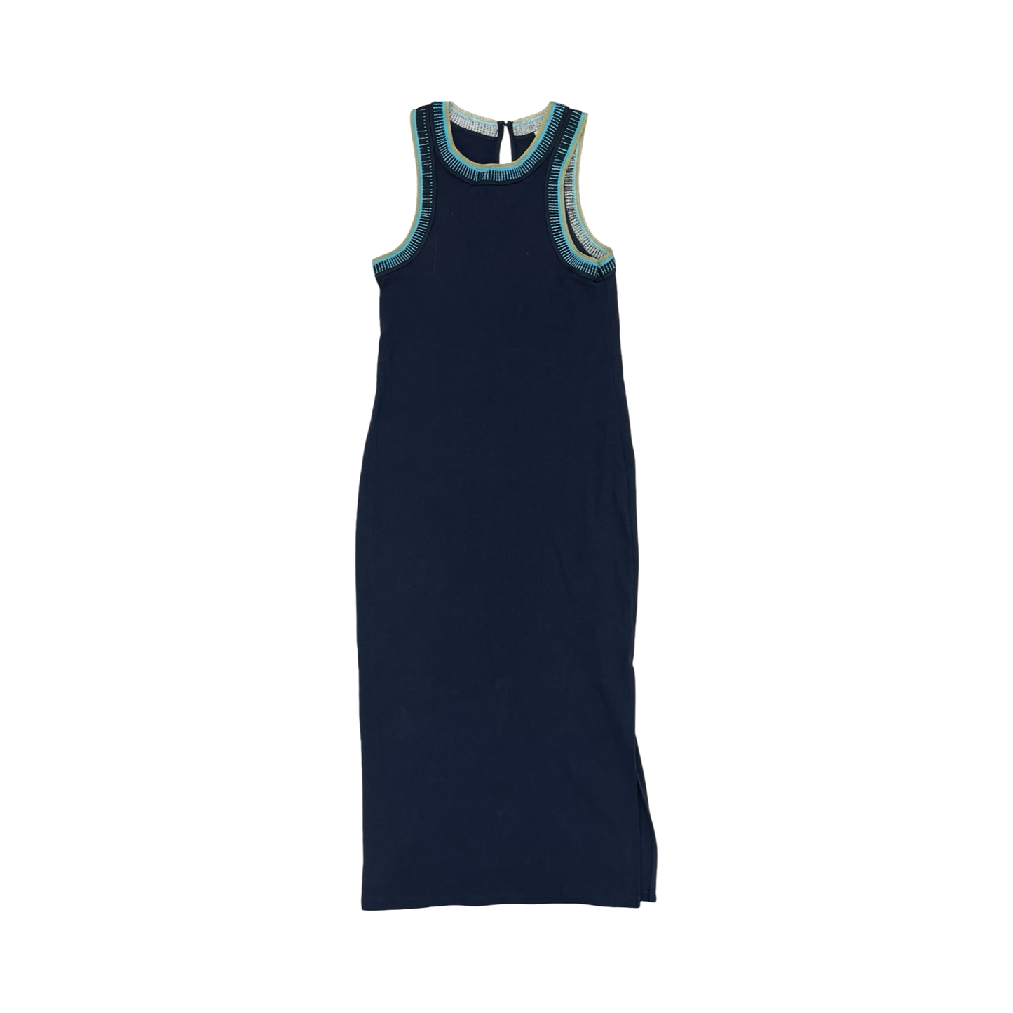 Dress Casual Midi By Loft In Navy, Size:S