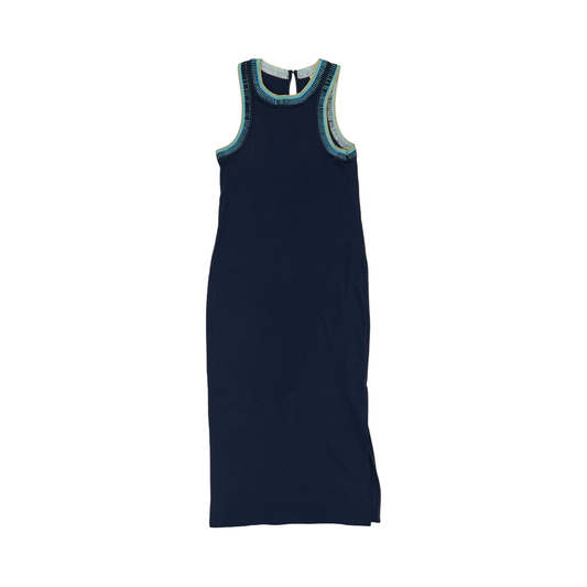 Dress Casual Midi By Loft In Navy, Size:S