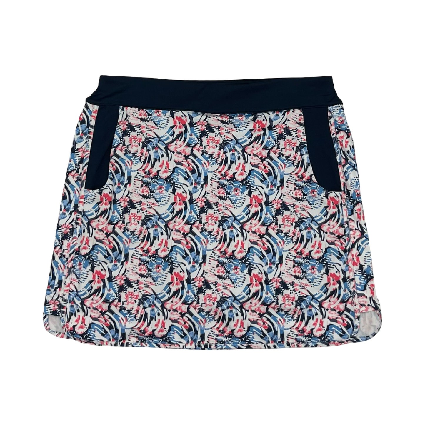 Athletic Skort By Clothes Mentor In Blue & Red & White, Size:M