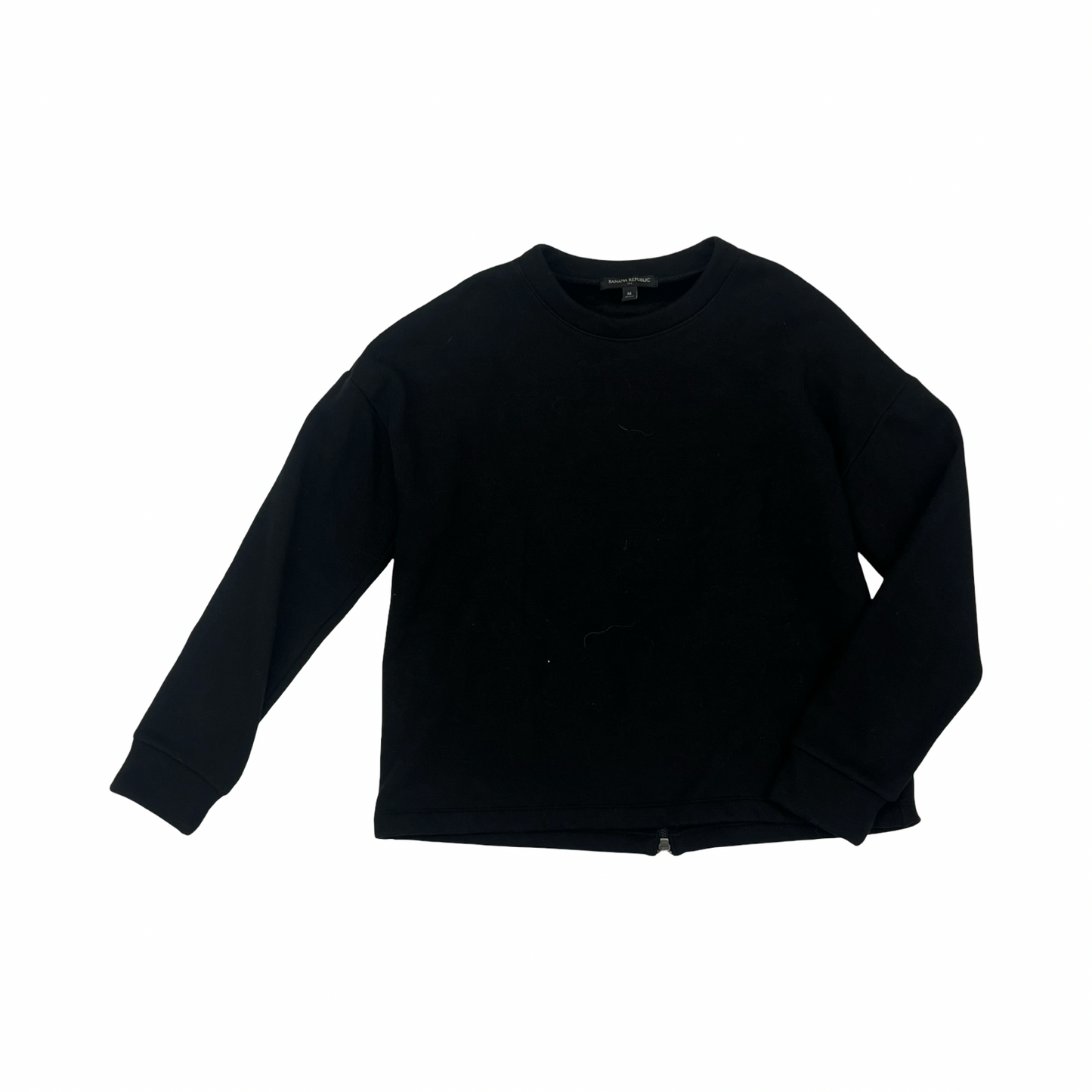 Sweatshirt Crewneck By Banana Republic In Black, Size:M