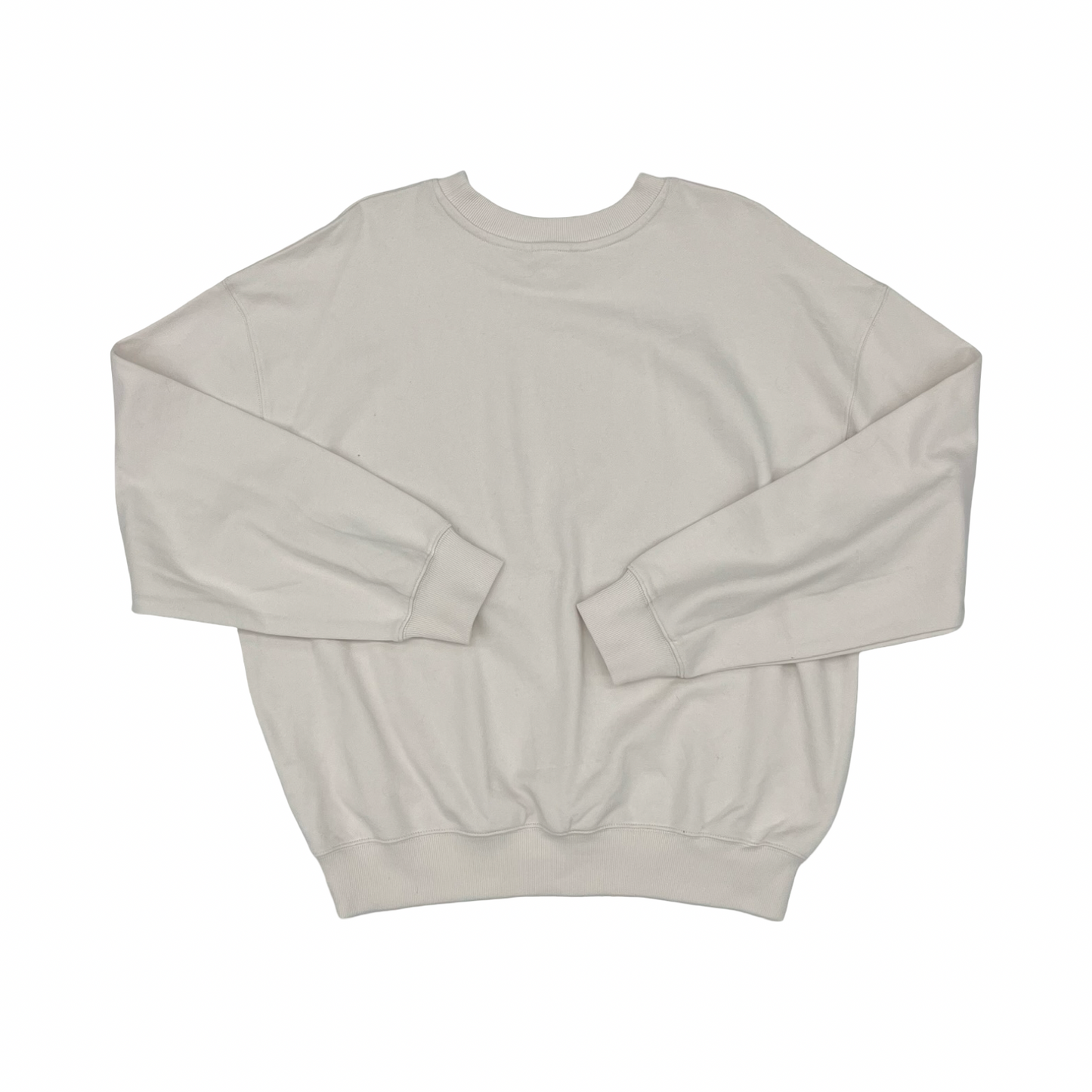 Sweatshirt Crewneck By Tres Bien In Cream, Size:L