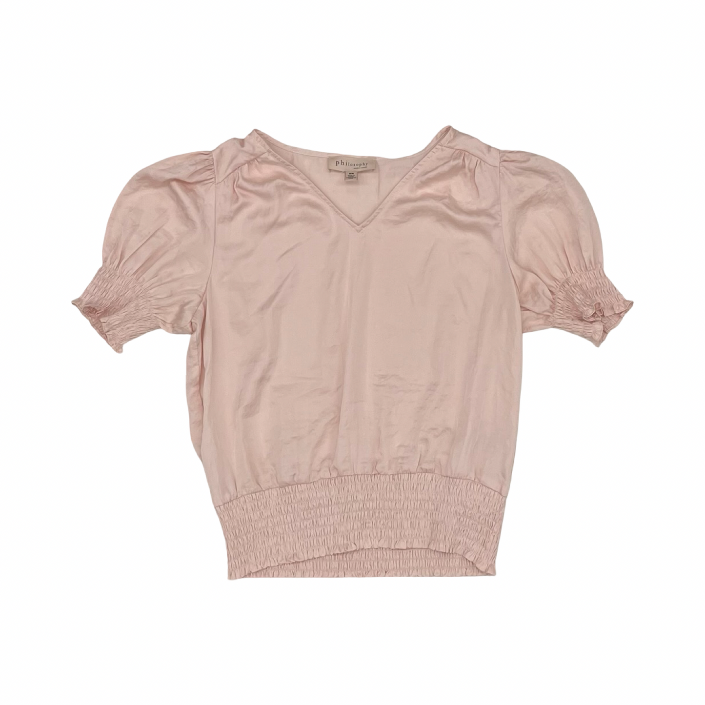 Blouse Ss By Philosophy In Pink, Size:M
