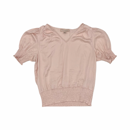Blouse Ss By Philosophy In Pink, Size:M