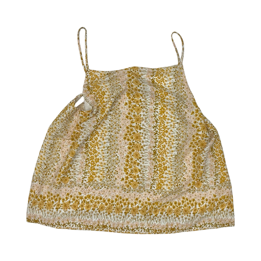 Blouse Sleeveless By Loft In Yellow, Size:Xl
