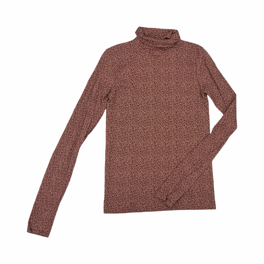 Athletic Top Ls Collar By Athleta In Pink, Size:Xs