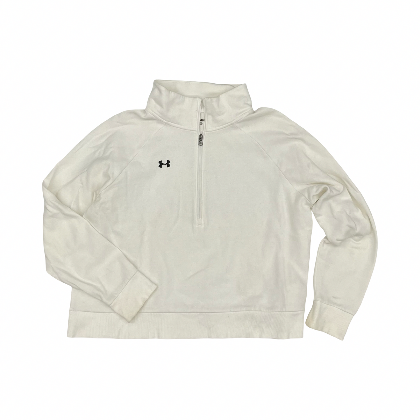 Athletic Sweatshirt Collar By Under Armour In White, Size:Xxl