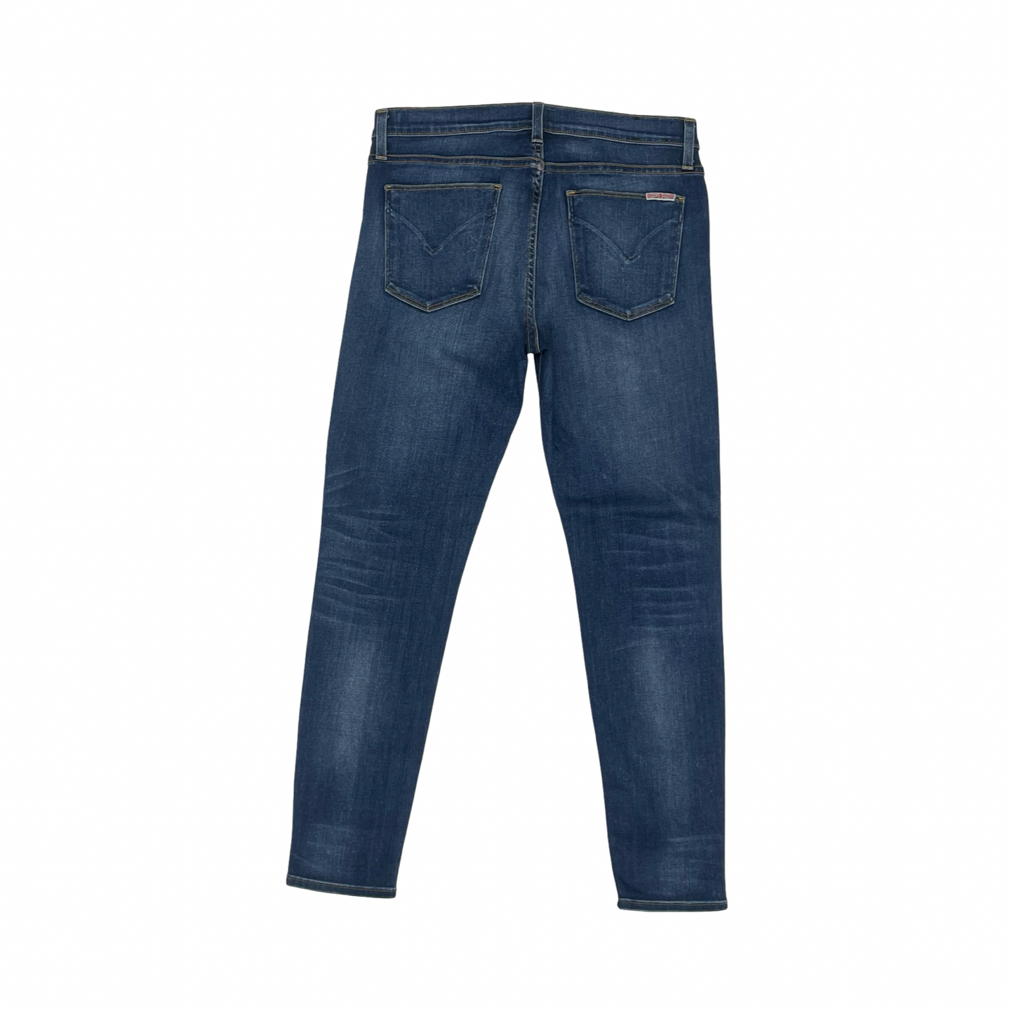 Jeans Skinny By Hudson In Blue Denim, Size:10