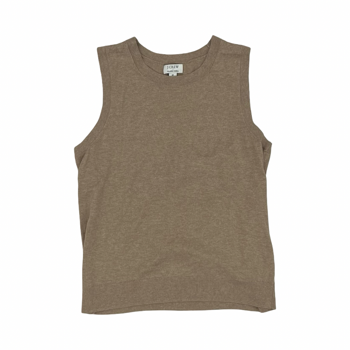 Top Sleeveless By J. Crew In Brown, Size:M