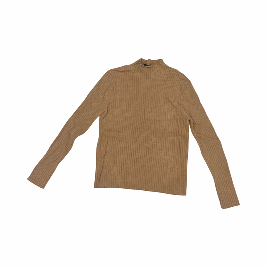 Sweater By Ann Taylor In Brown, Size:L