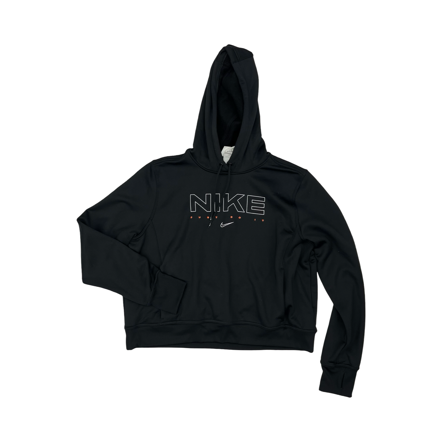 Athletic Sweatshirt Hoodie By Nike In Black, Size:Xl