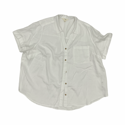 Top Ss By Terra & Sky In White, Size:2X