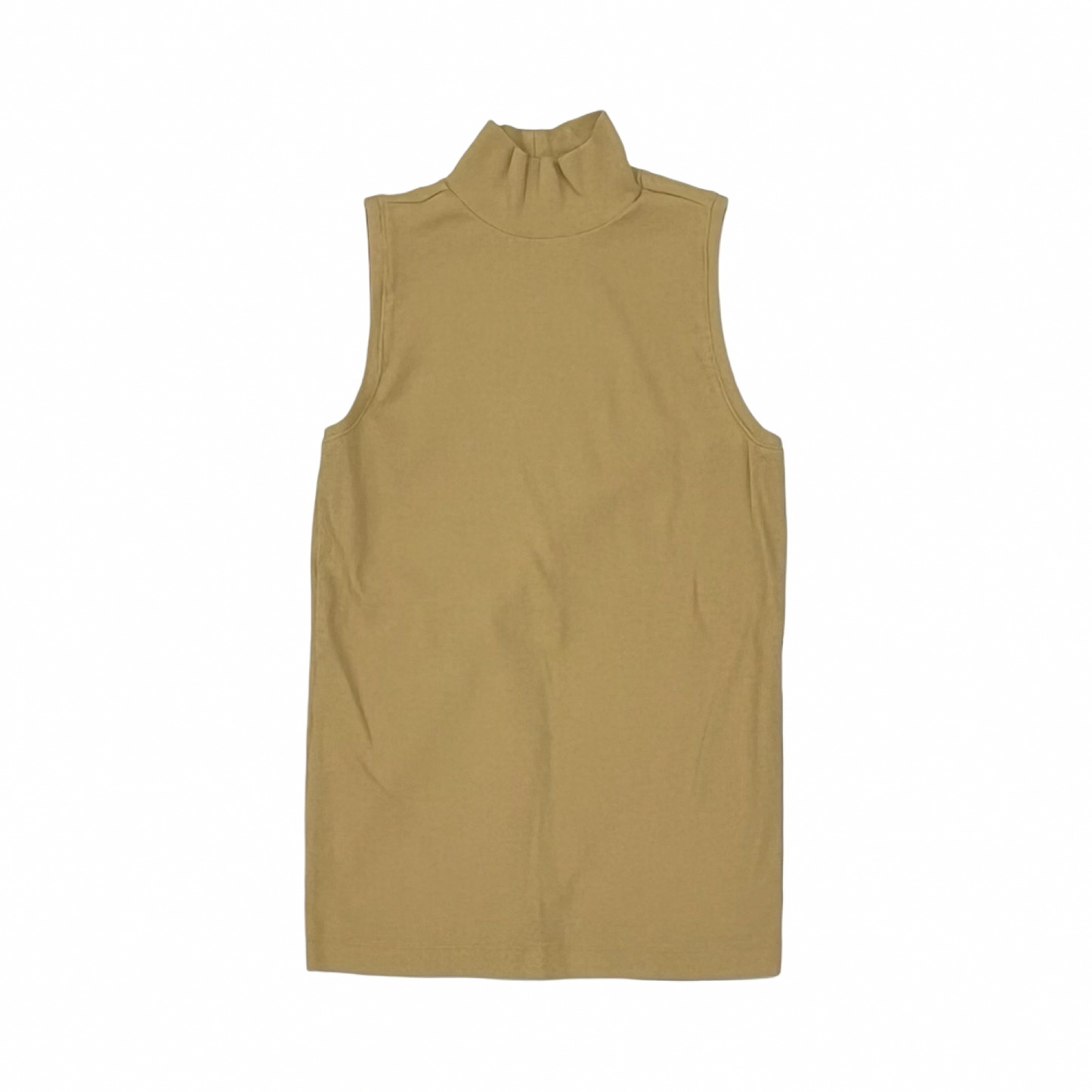 Top Sleeveless By Loft In Gold, Size:M