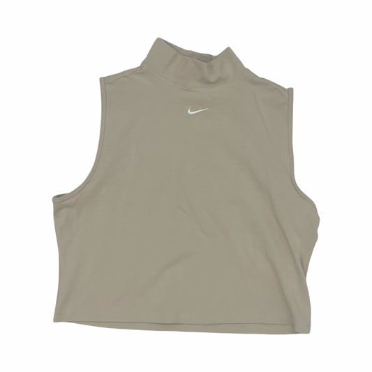 Athletic Tank Top By Nike In Brown, Size:Xl