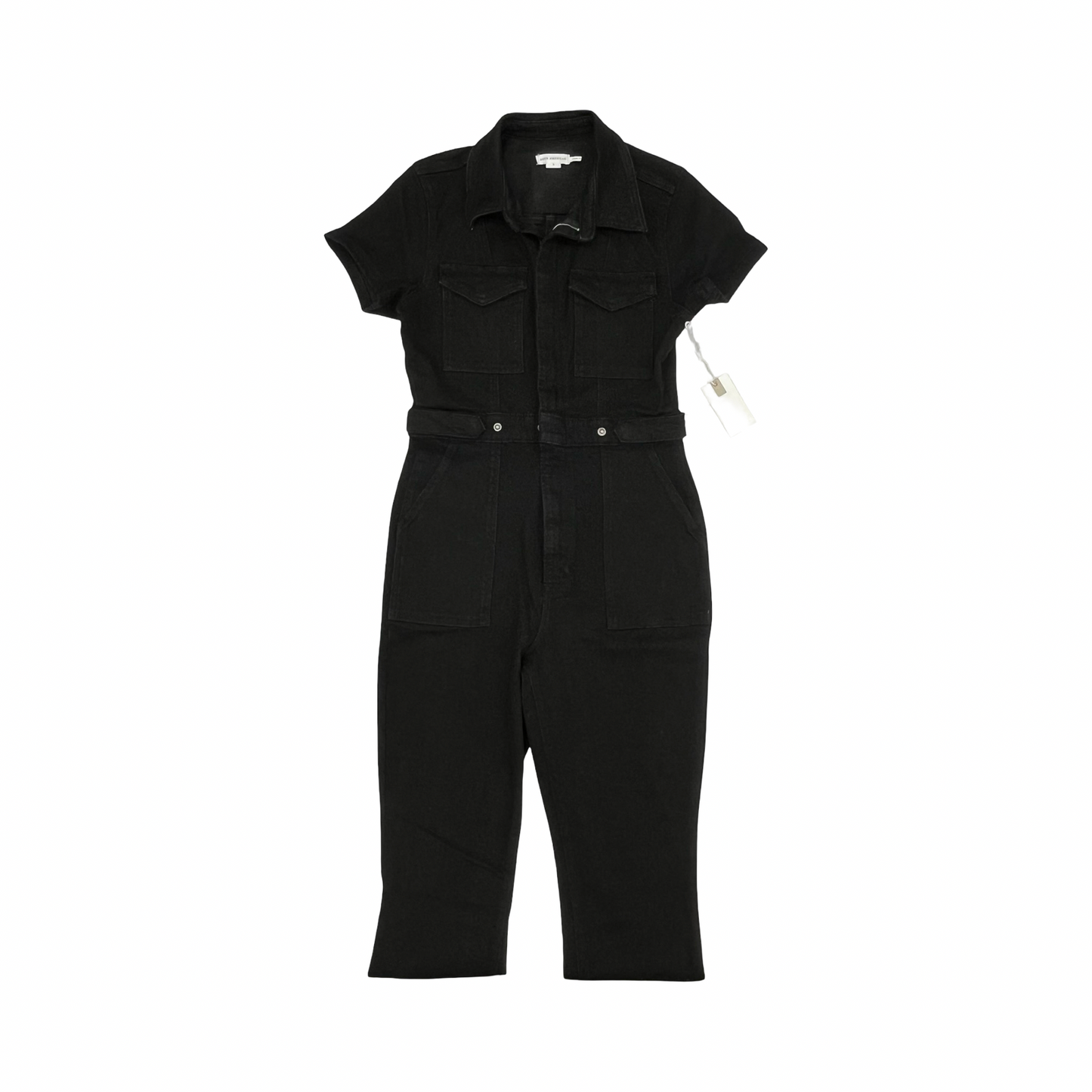 Jumpsuit By Good American In Black Denim, Size:L