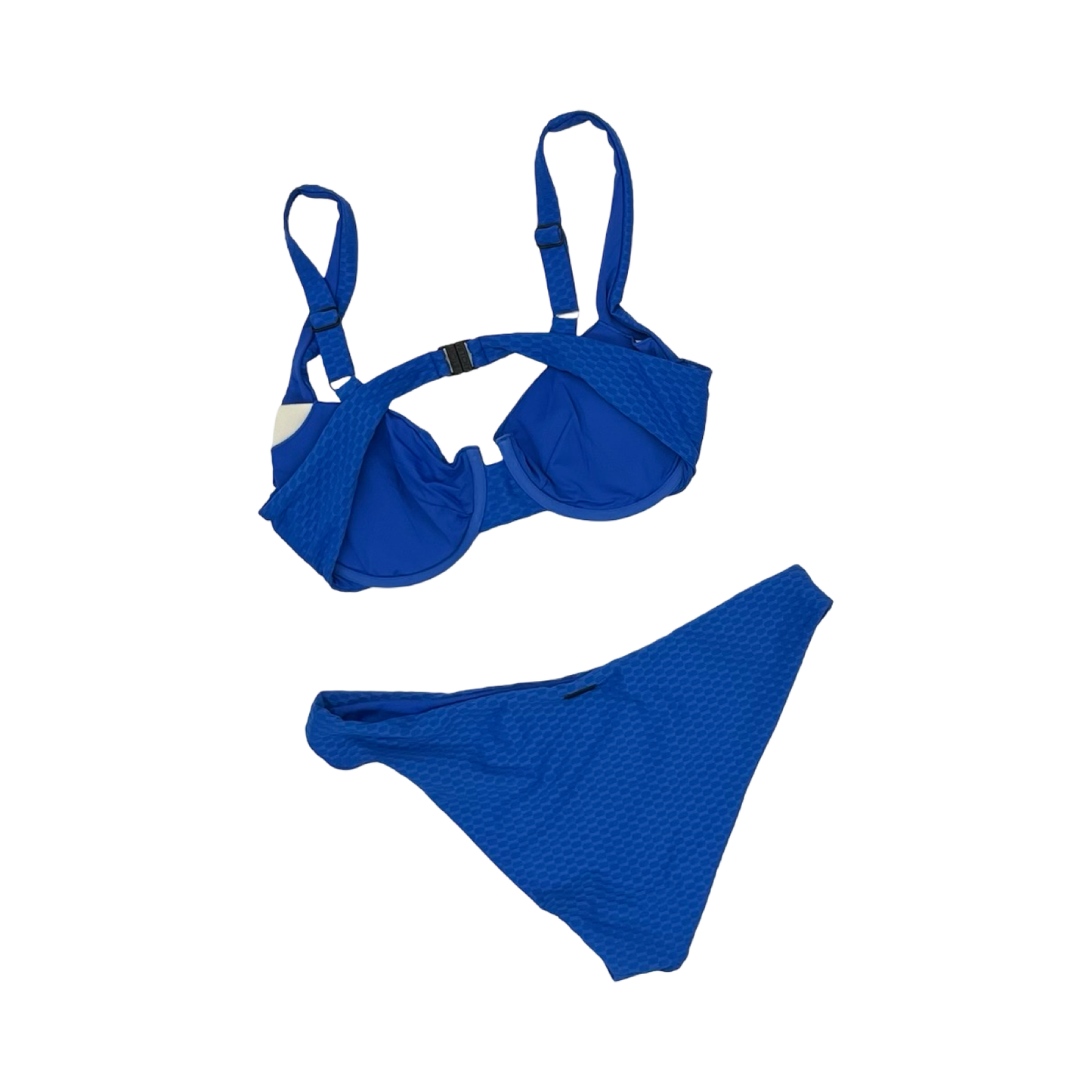 Swimsuit 2Pc By Clothes Mentor In Blue, Size:L