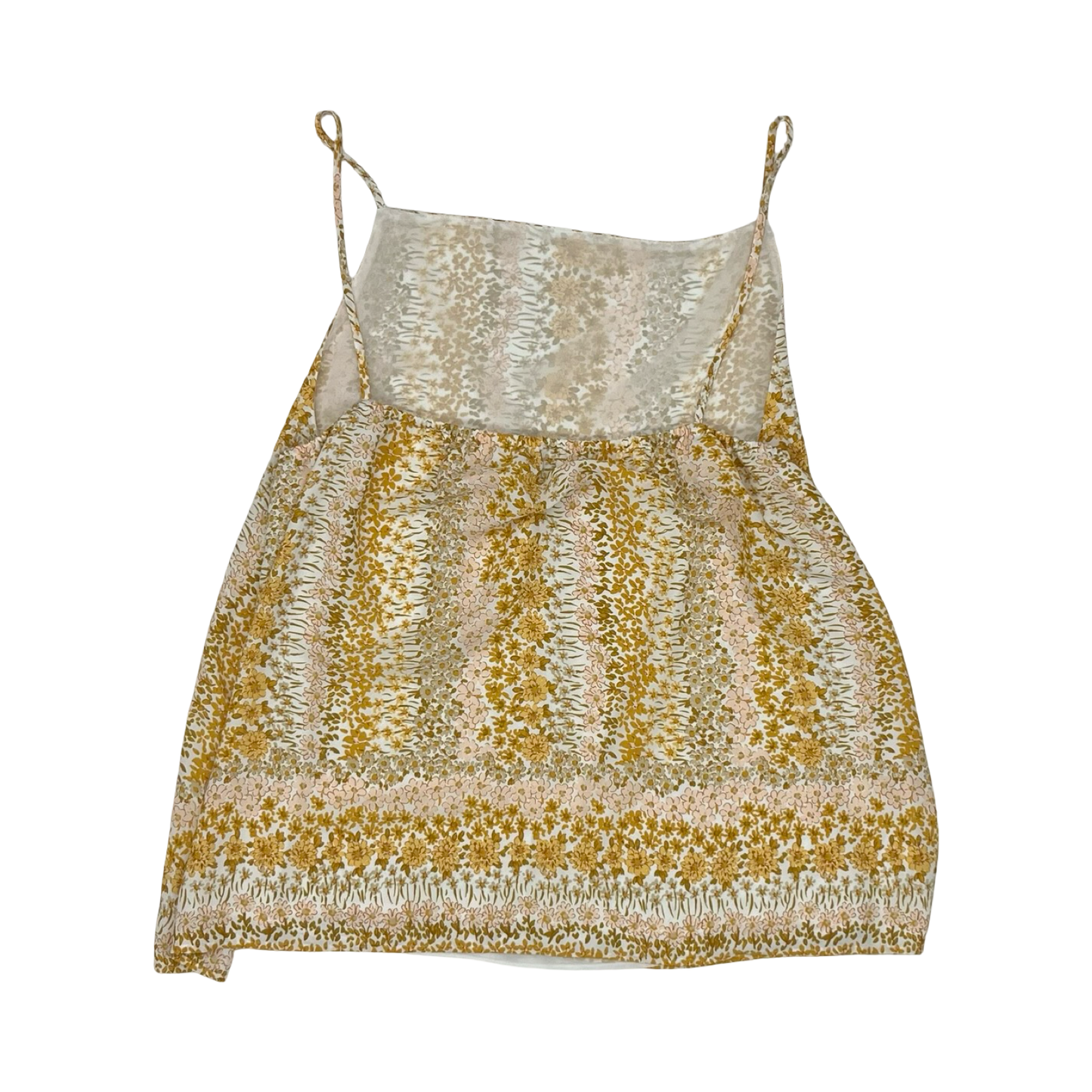 Blouse Sleeveless By Loft In Yellow, Size:Xl