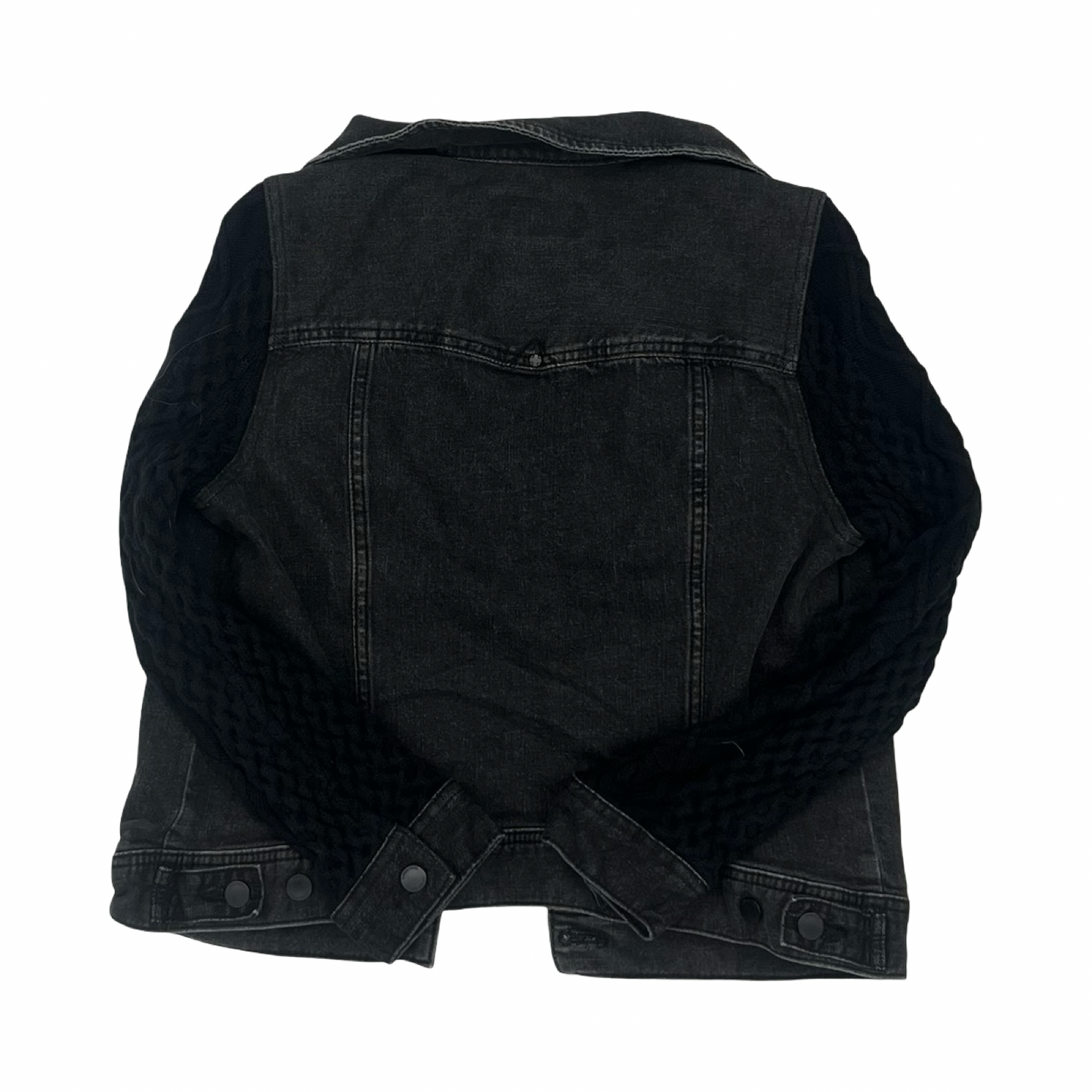 Jacket Denim By Liverpool In Black Denim, Size:M