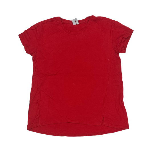 Athletic Top Ss By Zella In Red, Size:Xs