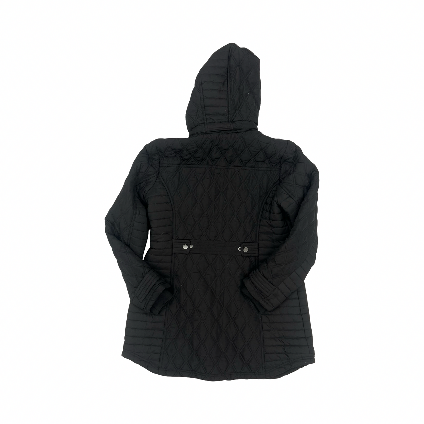 Jacket Puffer & Quilted By Weatherproof In Black, Size:L