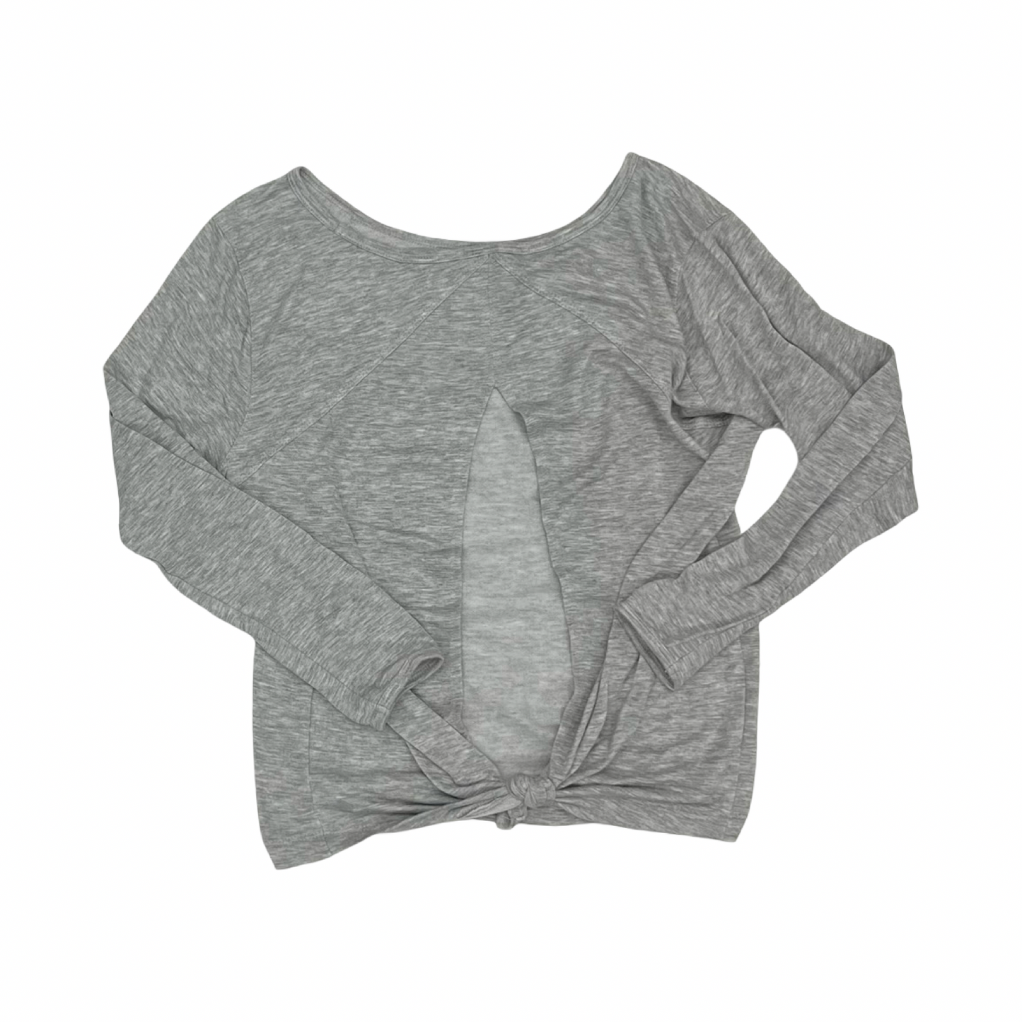 Athletic Top Ls Crewneck By Zella In Grey, Size:Sp