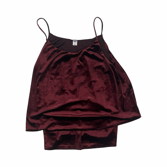 Blouse Sleeveless By Old Navy In Red, Size:L